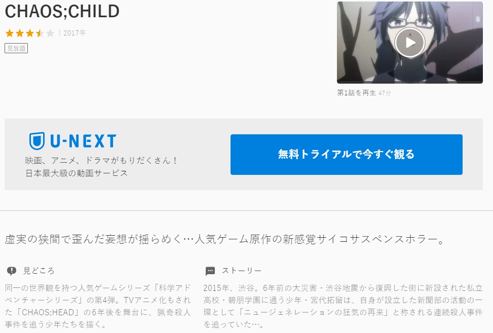 Chaos Childのアニメ動画を全話無料視聴できるサイトまとめ 午後のアニch アニメの動画情報や考察まとめ