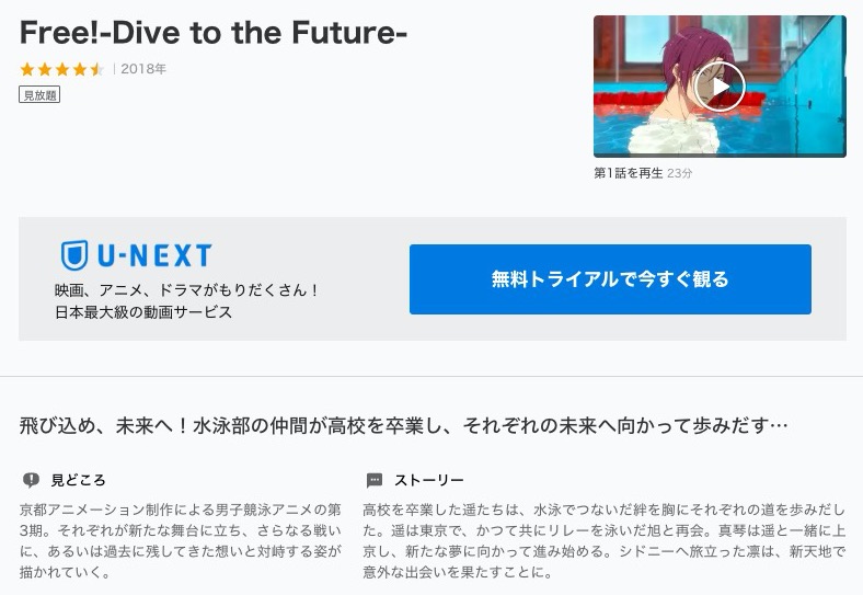 Free Dive To The Future ３期 のアニメ動画を全話無料視聴できるサイトまとめ 午後のアニch アニメの動画情報や考察まとめ