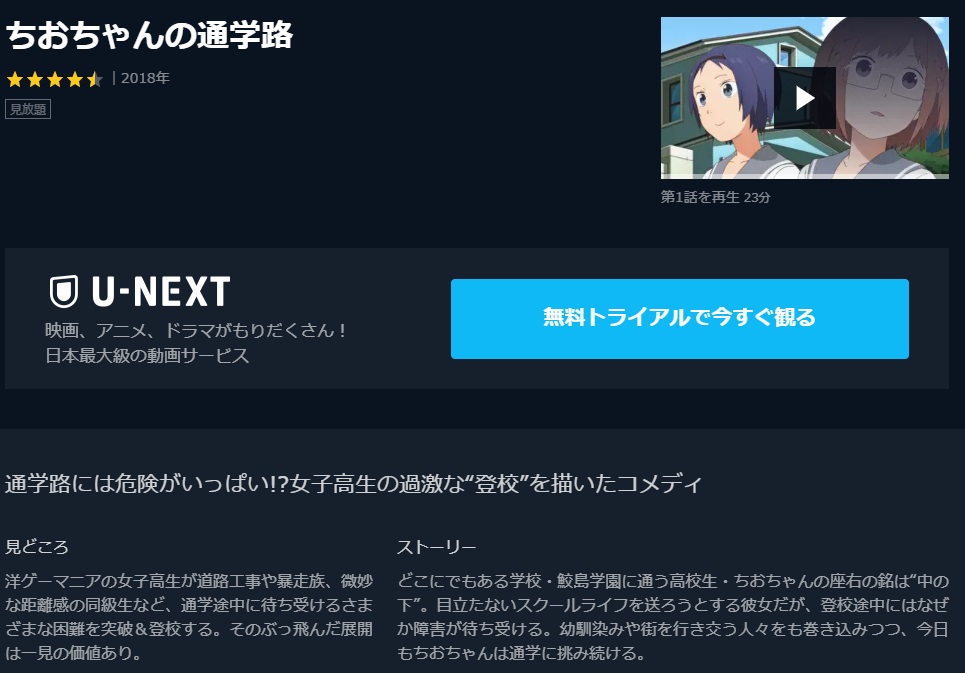 ちおちゃんの通学路のアニメ動画を全話無料視聴できるサイトまとめ 午後のアニch アニメの動画情報や考察まとめ