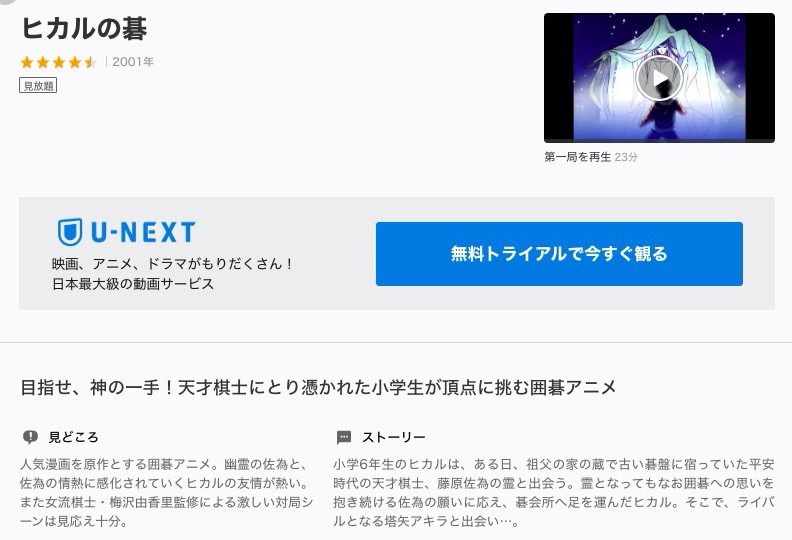 ヒカルの碁のアニメ動画を全話無料視聴できるサイトまとめ 午後のアニch アニメの動画情報や考察まとめ