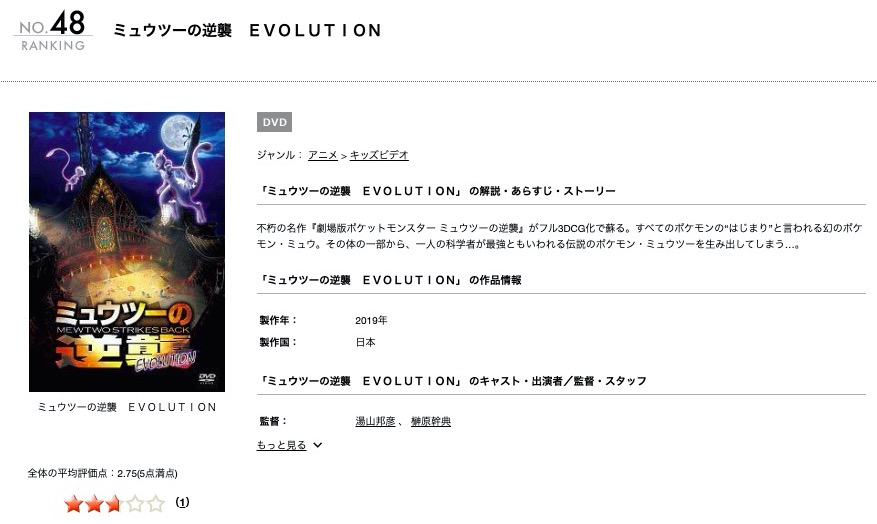 ミュウツーの逆襲 Evolutionの動画を無料フル視聴できるサイトまとめ 午後のアニch アニメの動画情報や考察まとめ