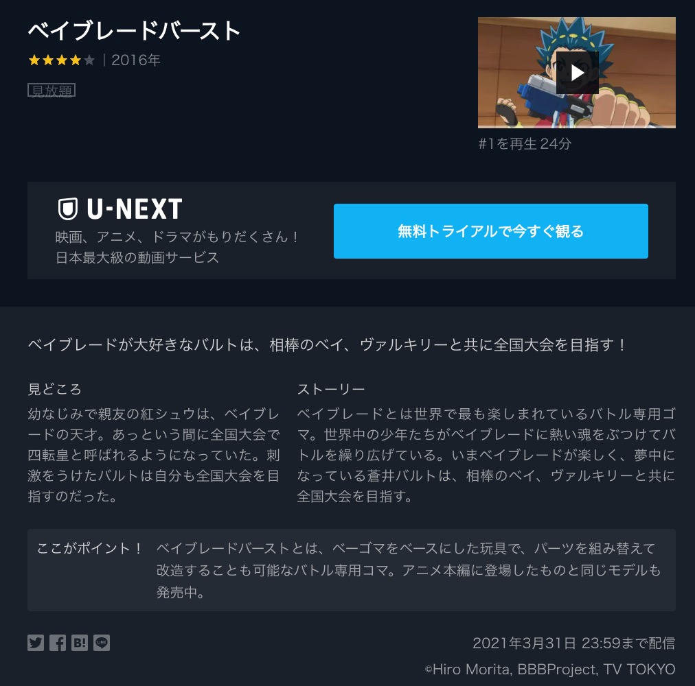 ベイブレードバースト 1期 のアニメ動画を全話無料視聴できるサイトまとめ 午後のアニch アニメの動画情報や考察まとめ