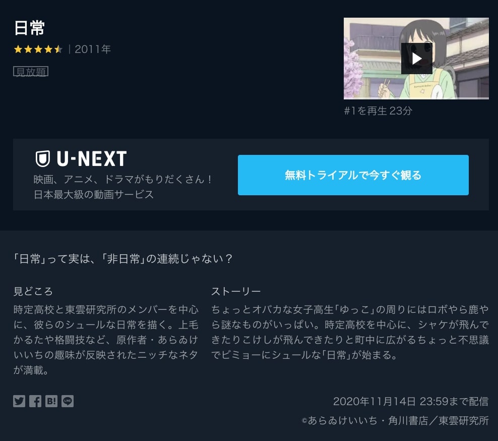 日常のアニメ動画を全話無料視聴できるサイトまとめ 午後のアニch アニメの動画情報や考察まとめ