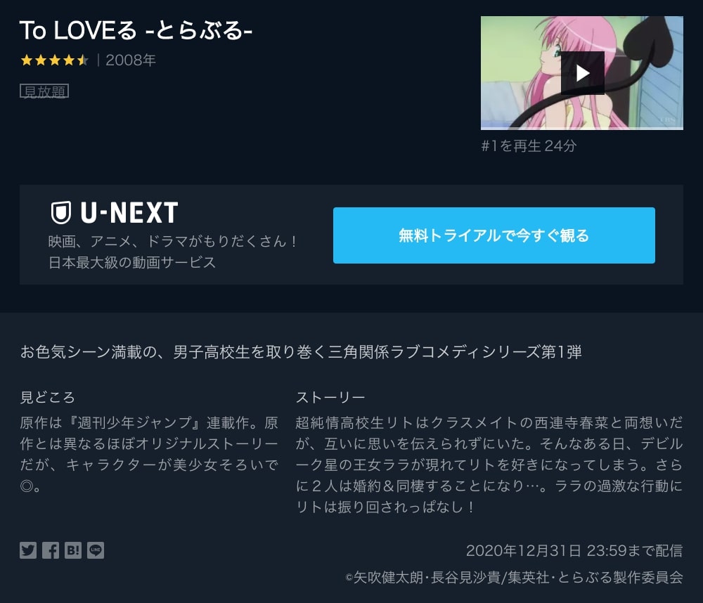 To Loveる とらぶる 1期 のアニメ動画を全話無料視聴できるサイトまとめ 午後のアニch アニメの動画情報や考察まとめ